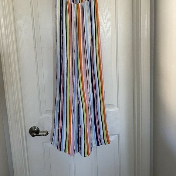 Forever 21 Striped Jumpsuit Strapless Gauze S Small - Picture 2 of 8